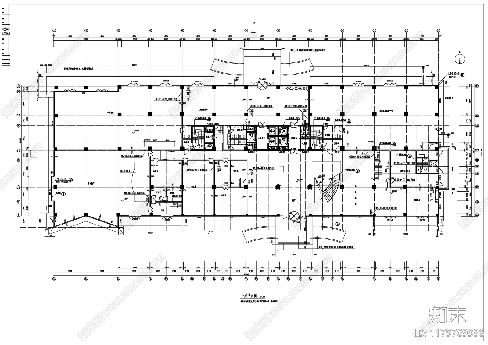 建筑平面图施工图下载【ID:1179769938】