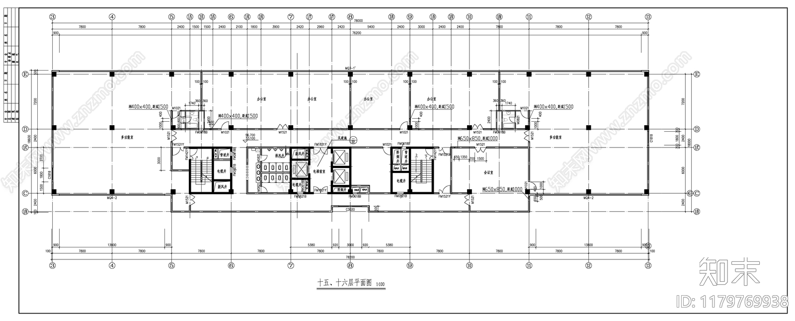 建筑平面图施工图下载【ID:1179769938】