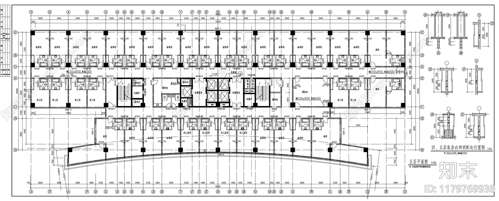 建筑平面图施工图下载【ID:1179769938】