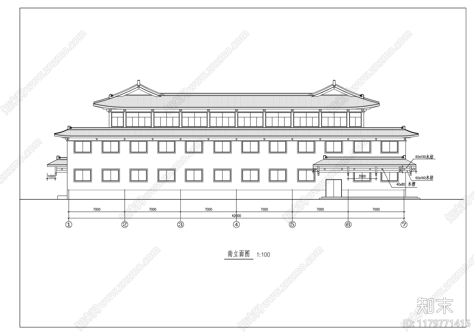 现代新中式其他建筑施工图下载【ID:1179771416】