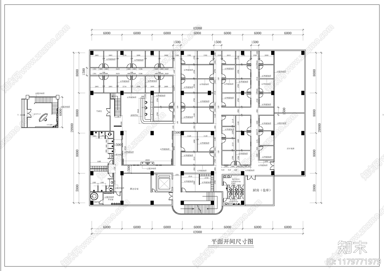 现代洗浴中心施工图下载【ID:1179771979】