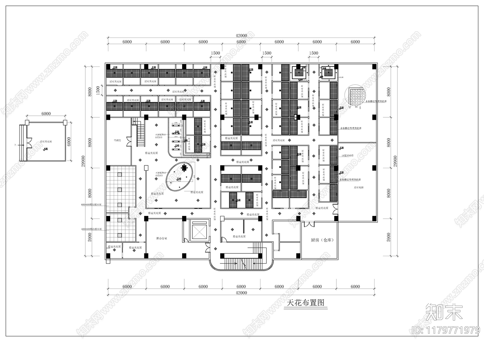 现代洗浴中心施工图下载【ID:1179771979】