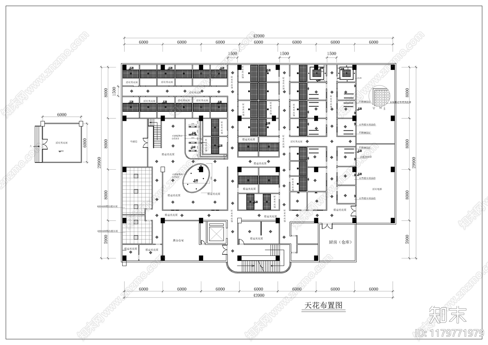 现代洗浴中心施工图下载【ID:1179771979】