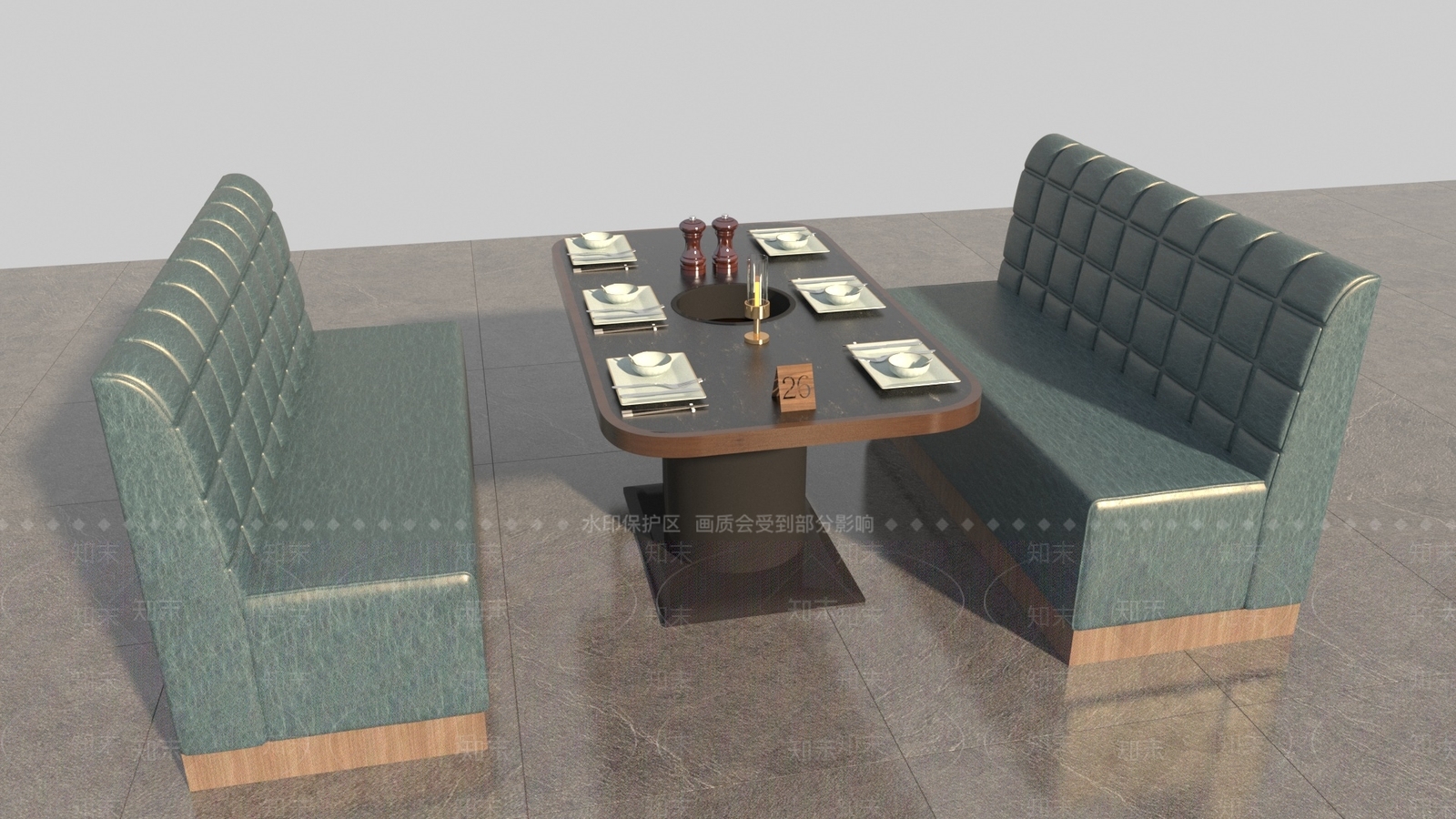 现代其他桌椅3D模型下载【ID:1179780198】