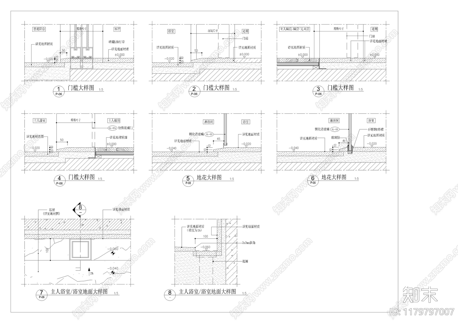 立面图cad施工图下载【ID:1179797007】