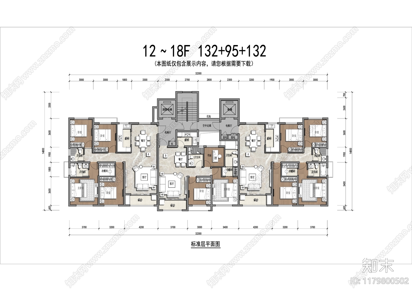 建筑平面图施工图下载【ID:1179800502】