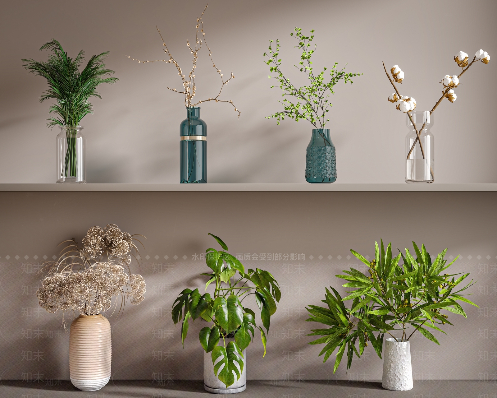 水生植物3D模型下载【ID:1179800783】