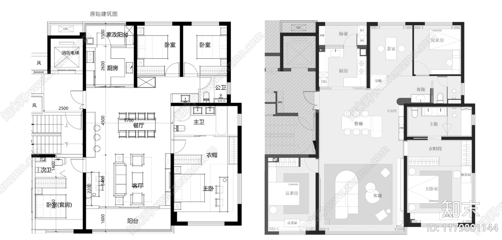 新中式中古样板间下载【ID:1179801144】