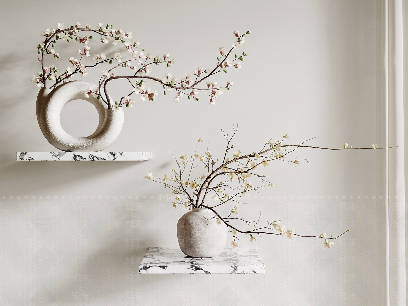现代花艺3D模型下载【ID:1179810810】