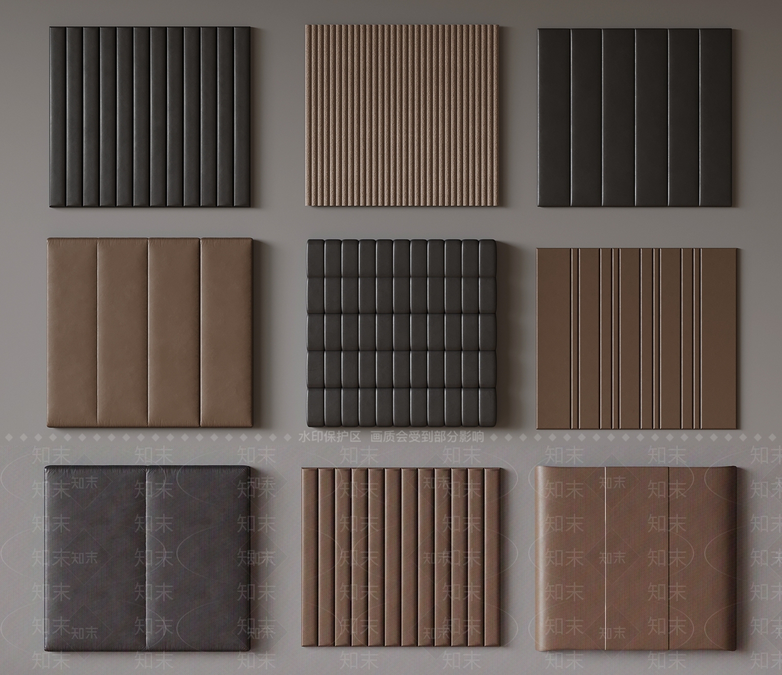 现代软包3D模型下载【ID:1179814872】