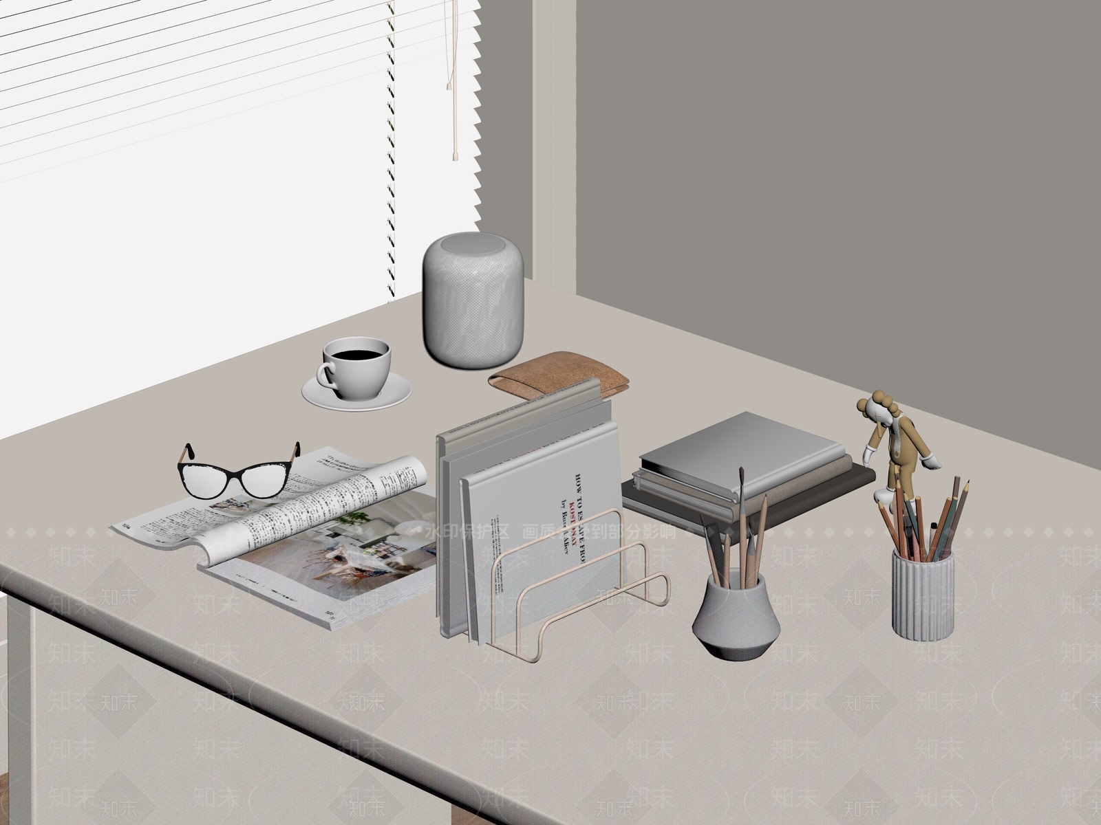 其他办公用品SU模型下载【ID:1179814989】