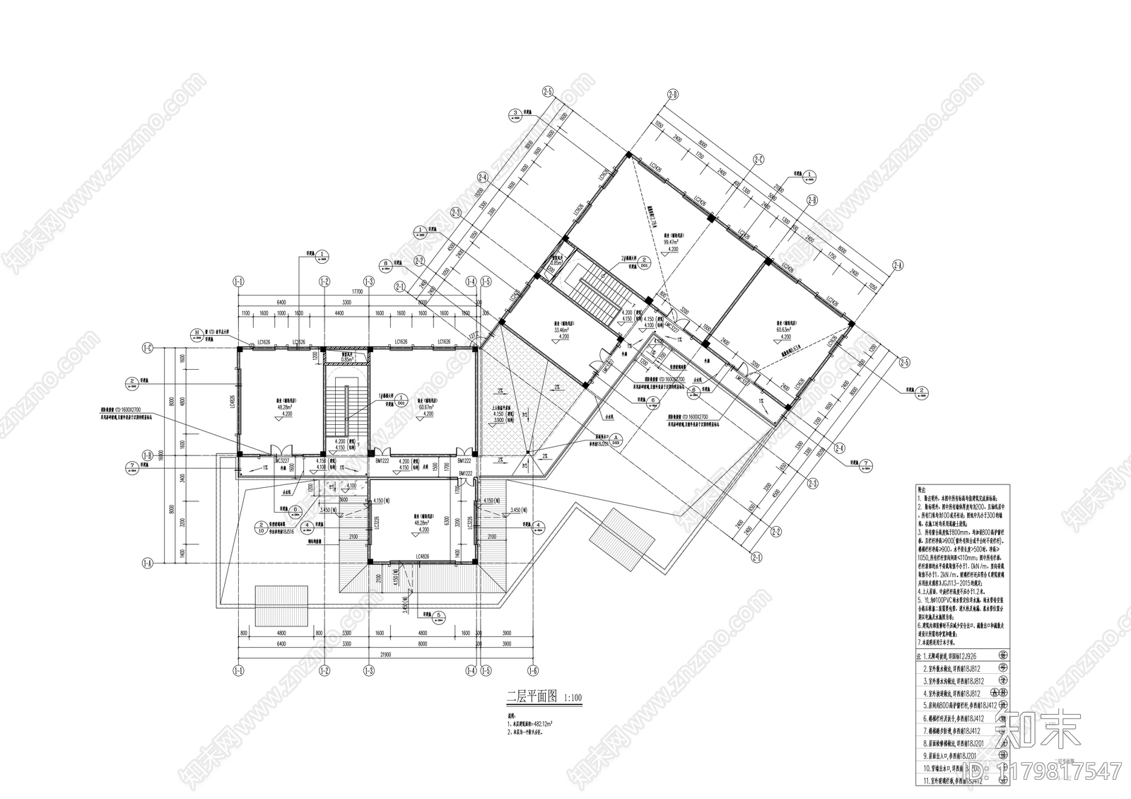 现代商业街施工图下载【ID:1179817547】