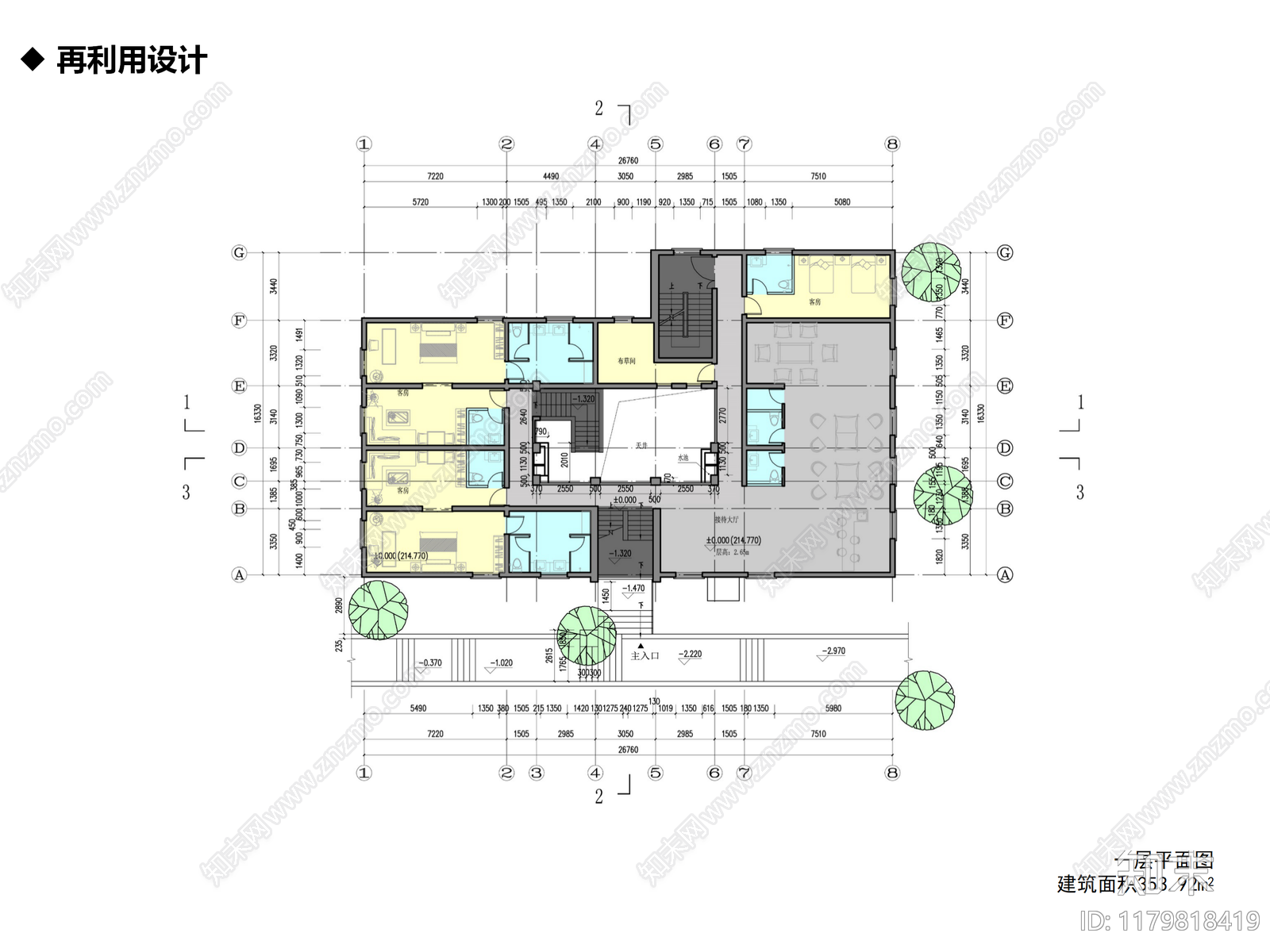 现代商业街区建筑下载【ID:1179818419】