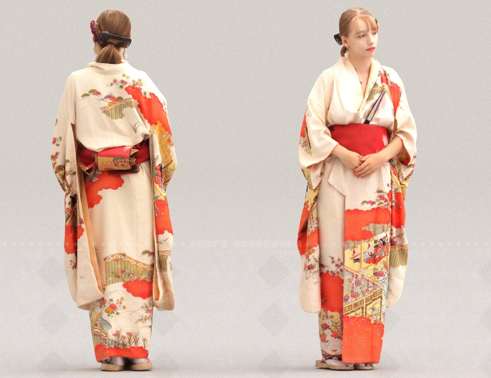 女人3D模型下载【ID:1179822865】