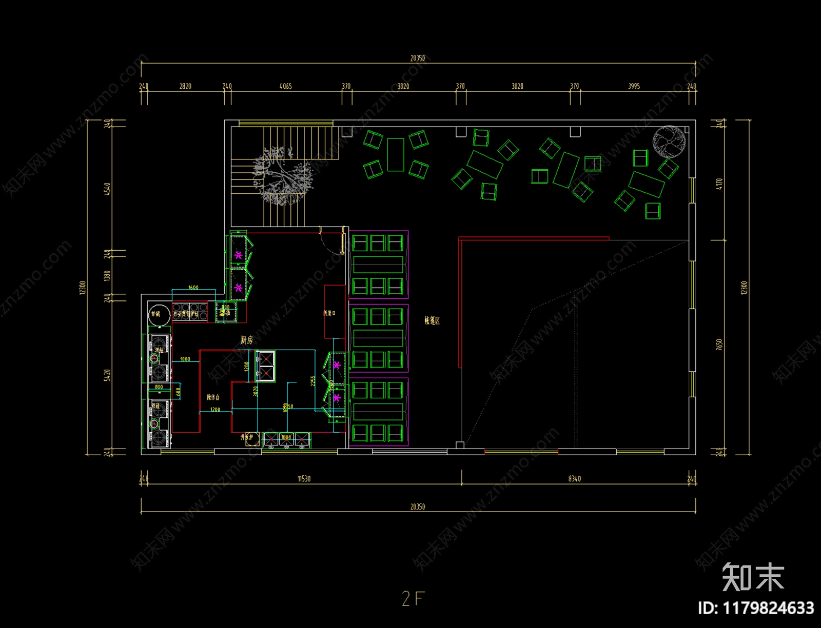 现代酒吧cad施工图下载【ID:1179824633】