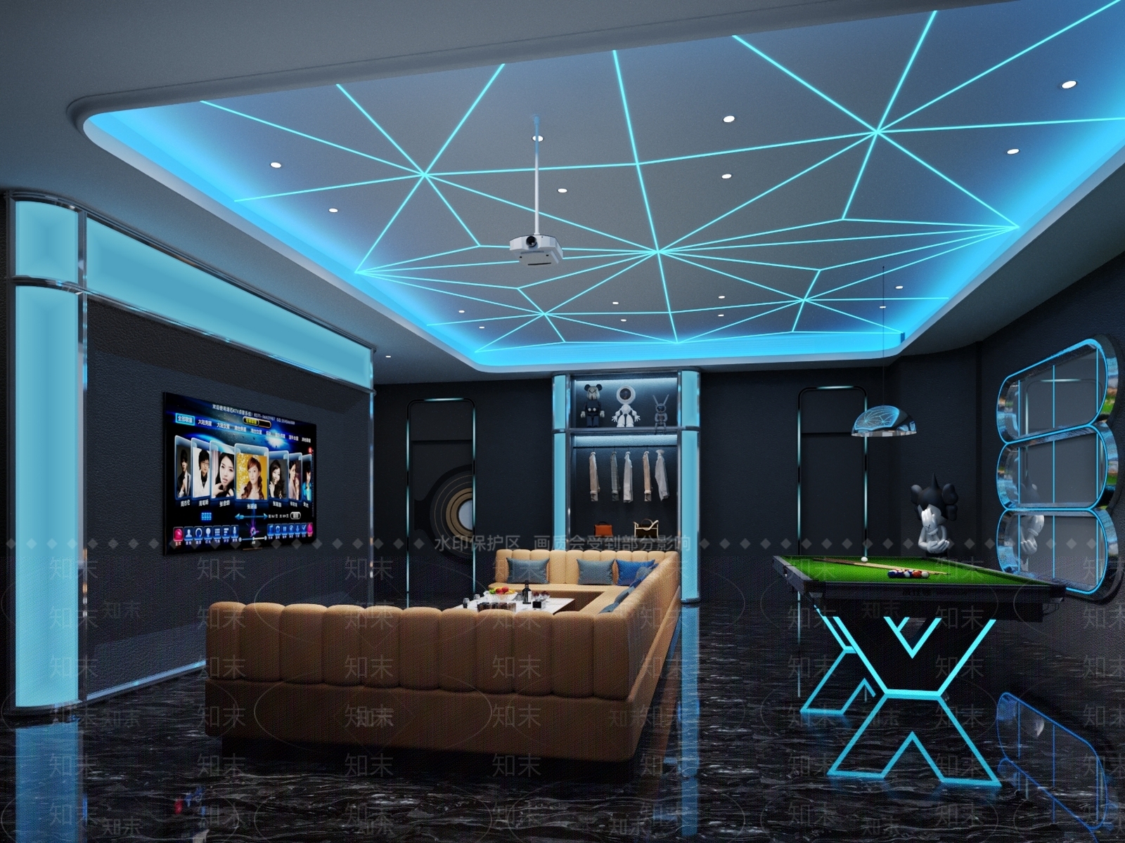 现代KTV3D模型下载【ID:1179826349】