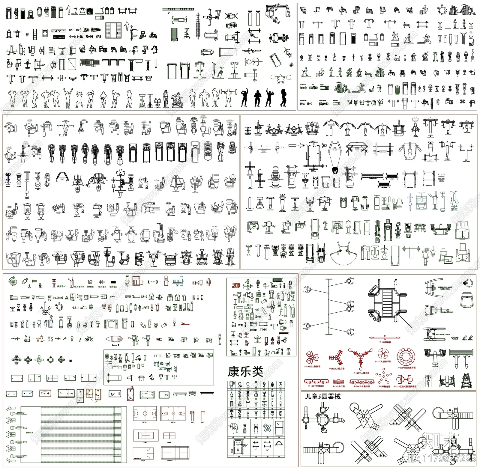 现代运动器材cad施工图下载【ID:1179827225】