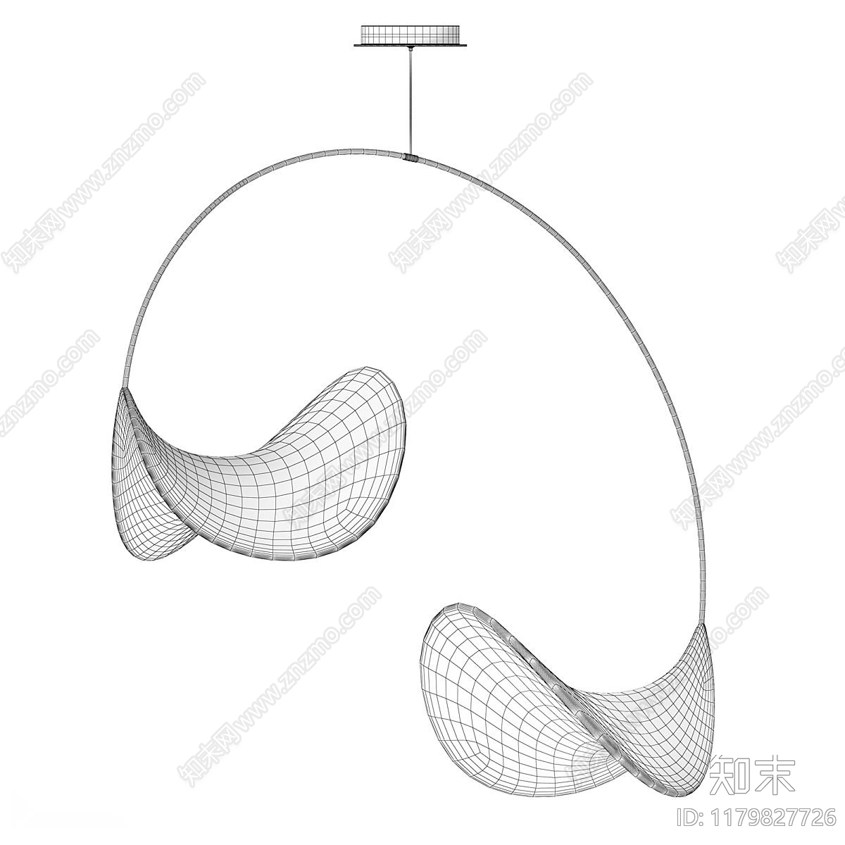 意式轻奢吊灯3D模型下载【ID:1179827726】