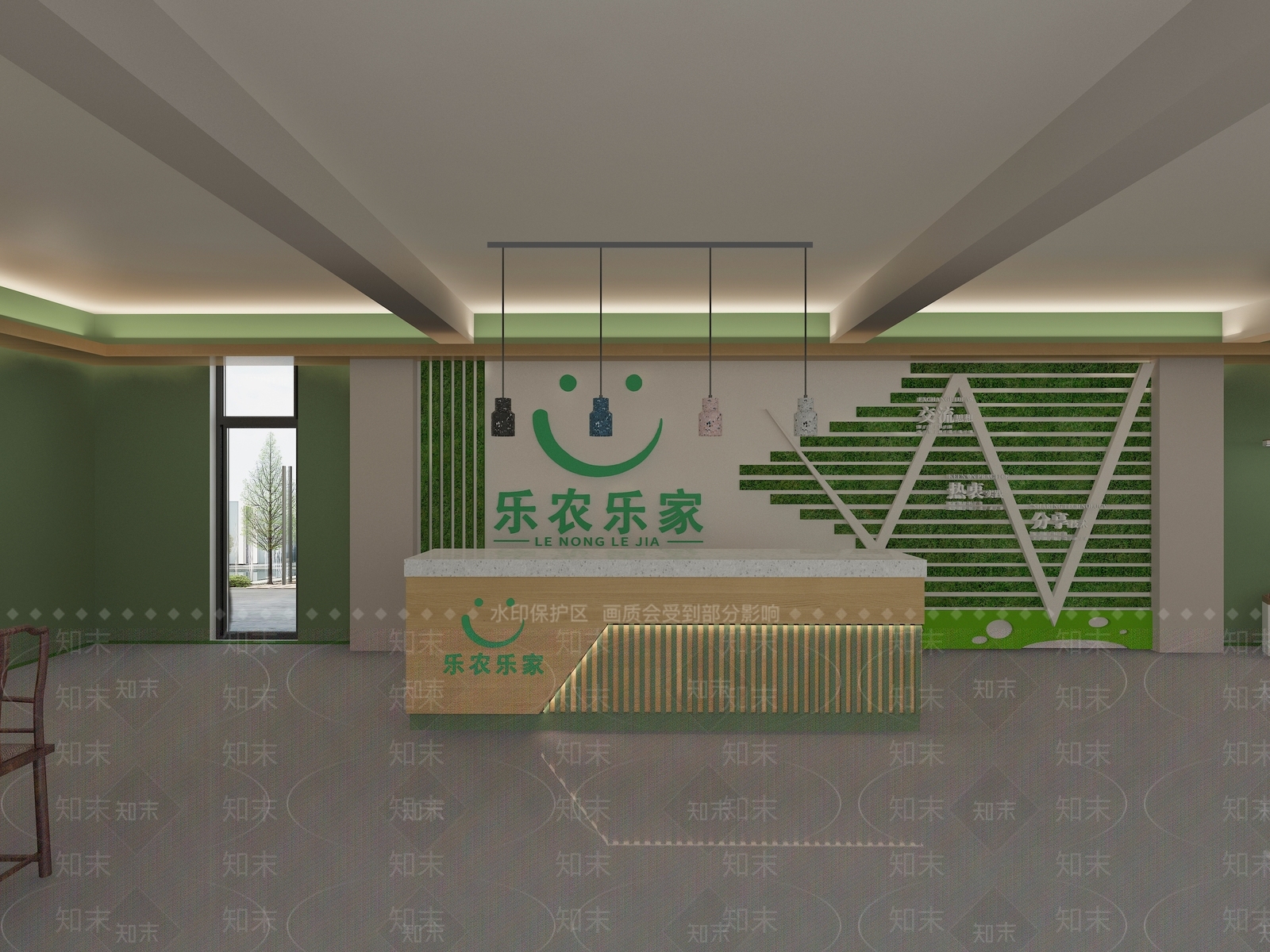 工业现代水果店3D模型下载【ID:1179831387】
