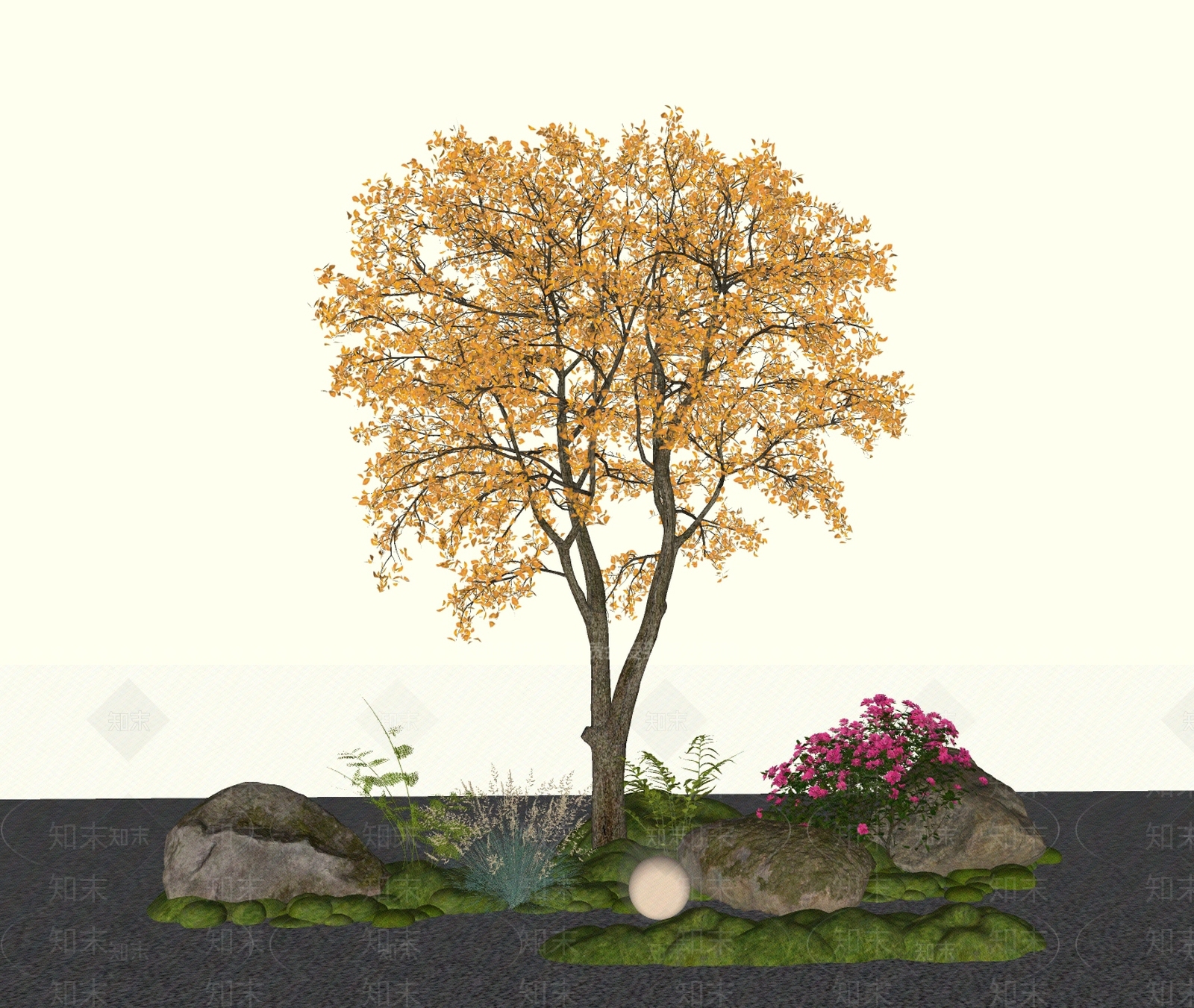 植物组合SU模型下载【ID:1179837394】