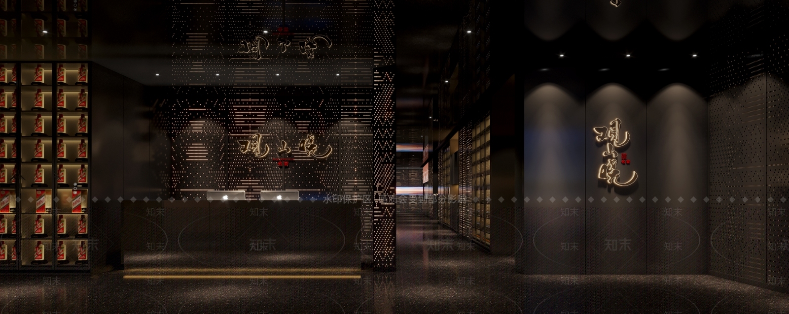 现代中餐厅3D模型下载【ID:1179842535】