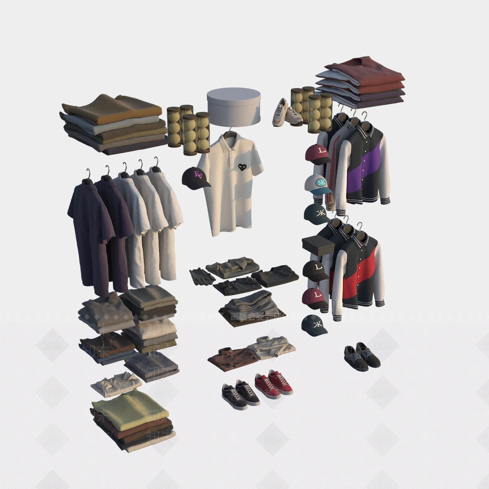 衣服3D模型下载【ID:1179843124】