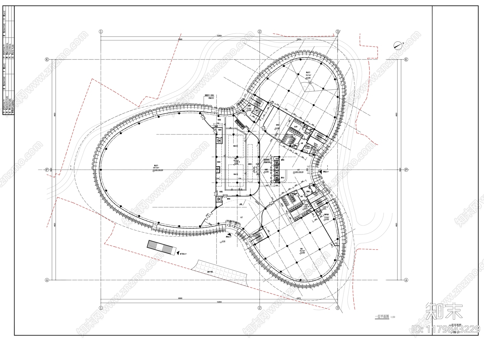 现代其他公共建筑施工图下载【ID:1179843229】