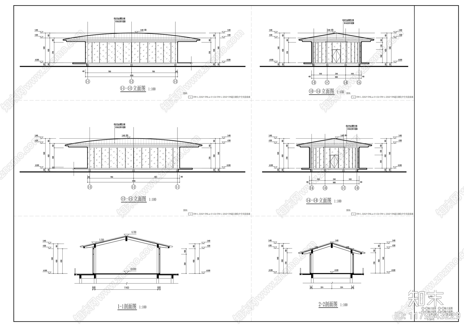 现代其他公共建筑施工图下载【ID:1179843229】