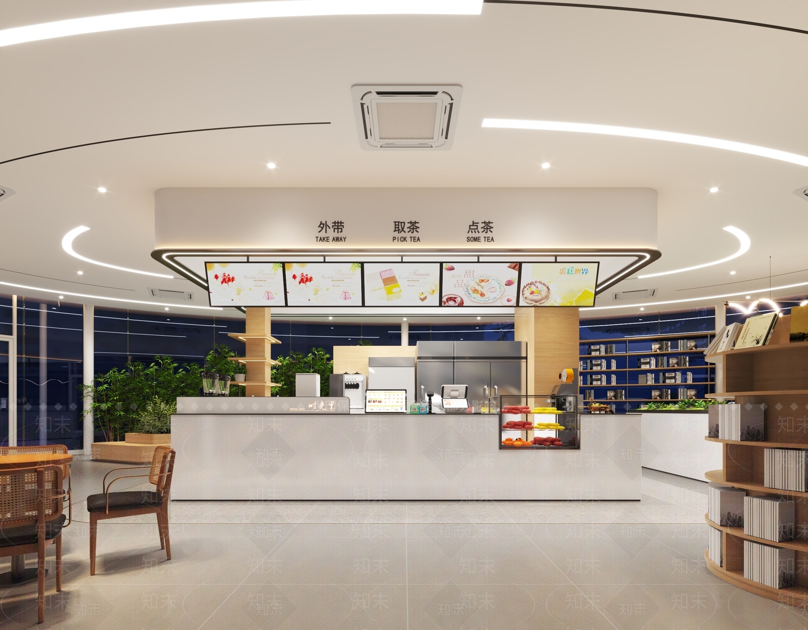 现代书店3D模型下载【ID:1179851715】