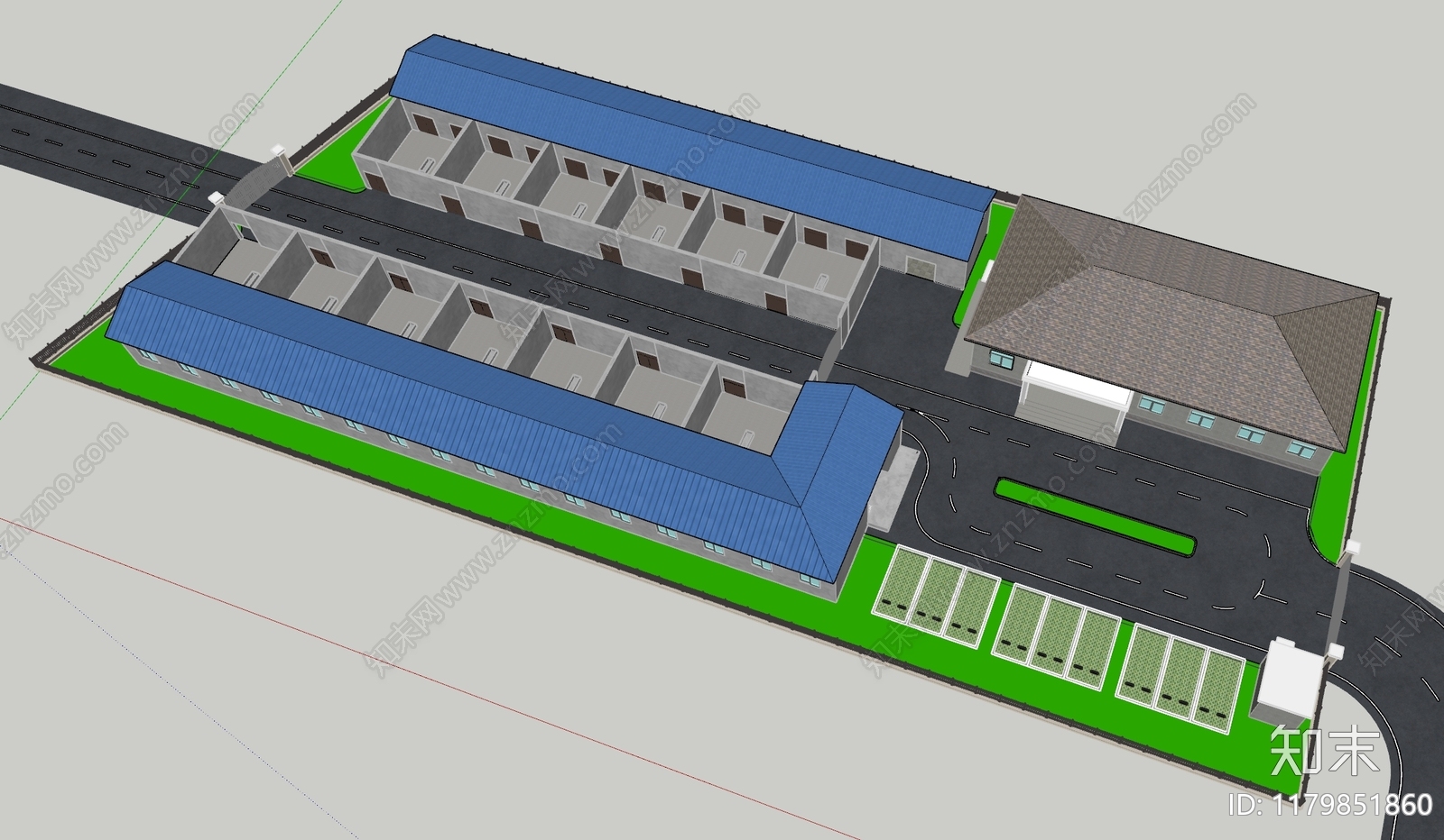 现代极简其他公共建筑SU模型下载【ID:1179851860】