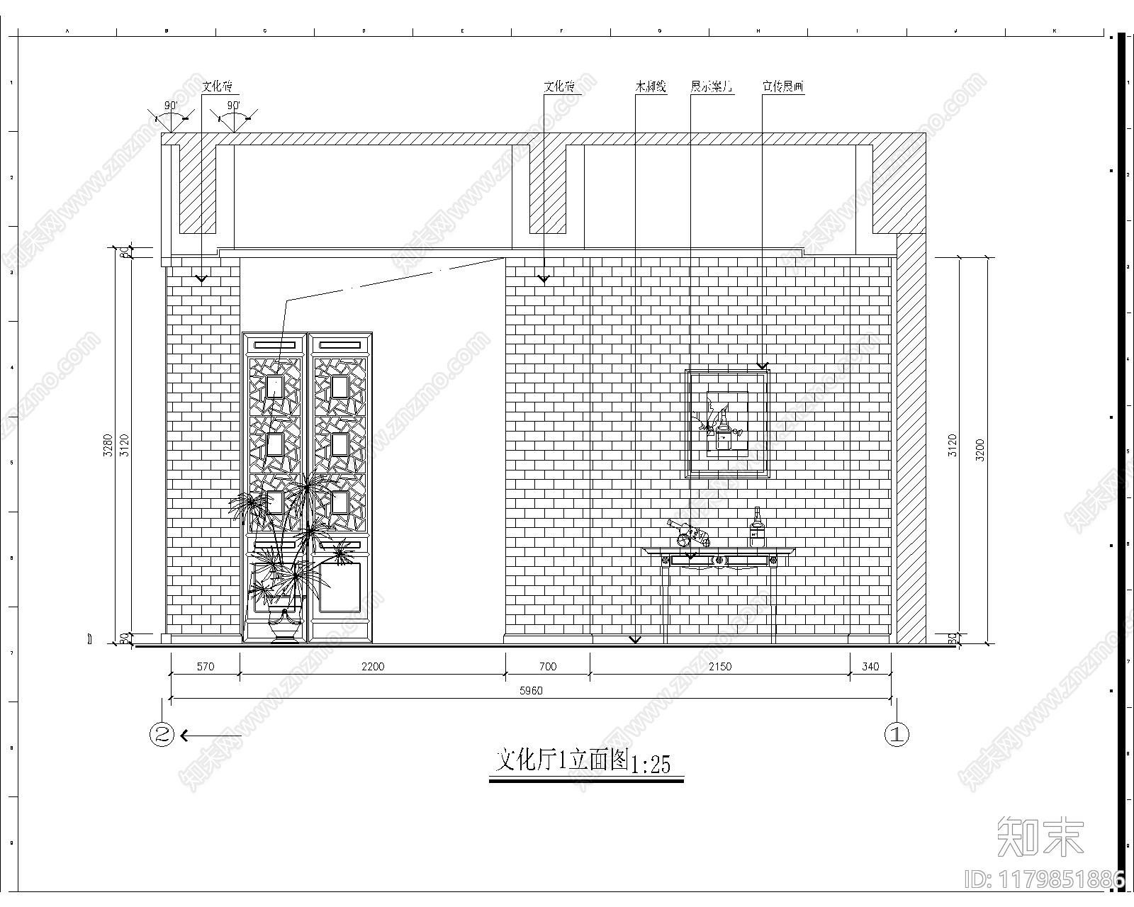 现代酒吧cad施工图下载【ID:1179851886】