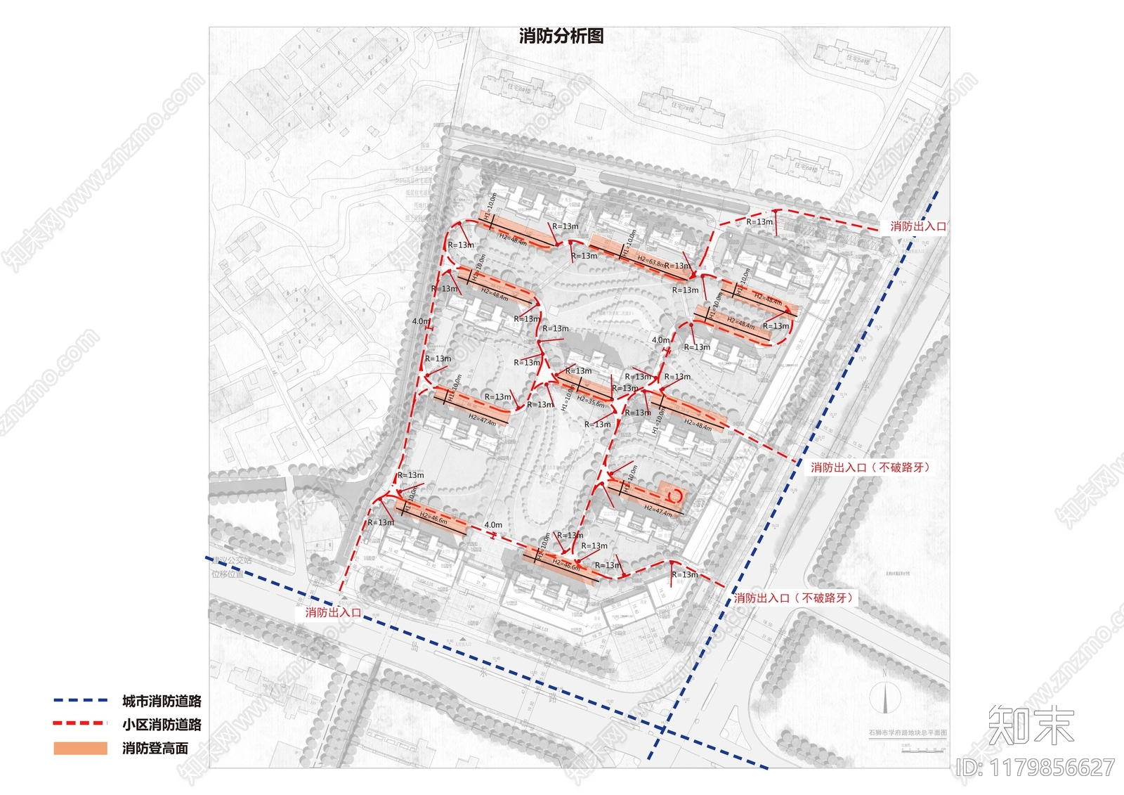 现代新中式小区建筑下载【ID:1179856627】