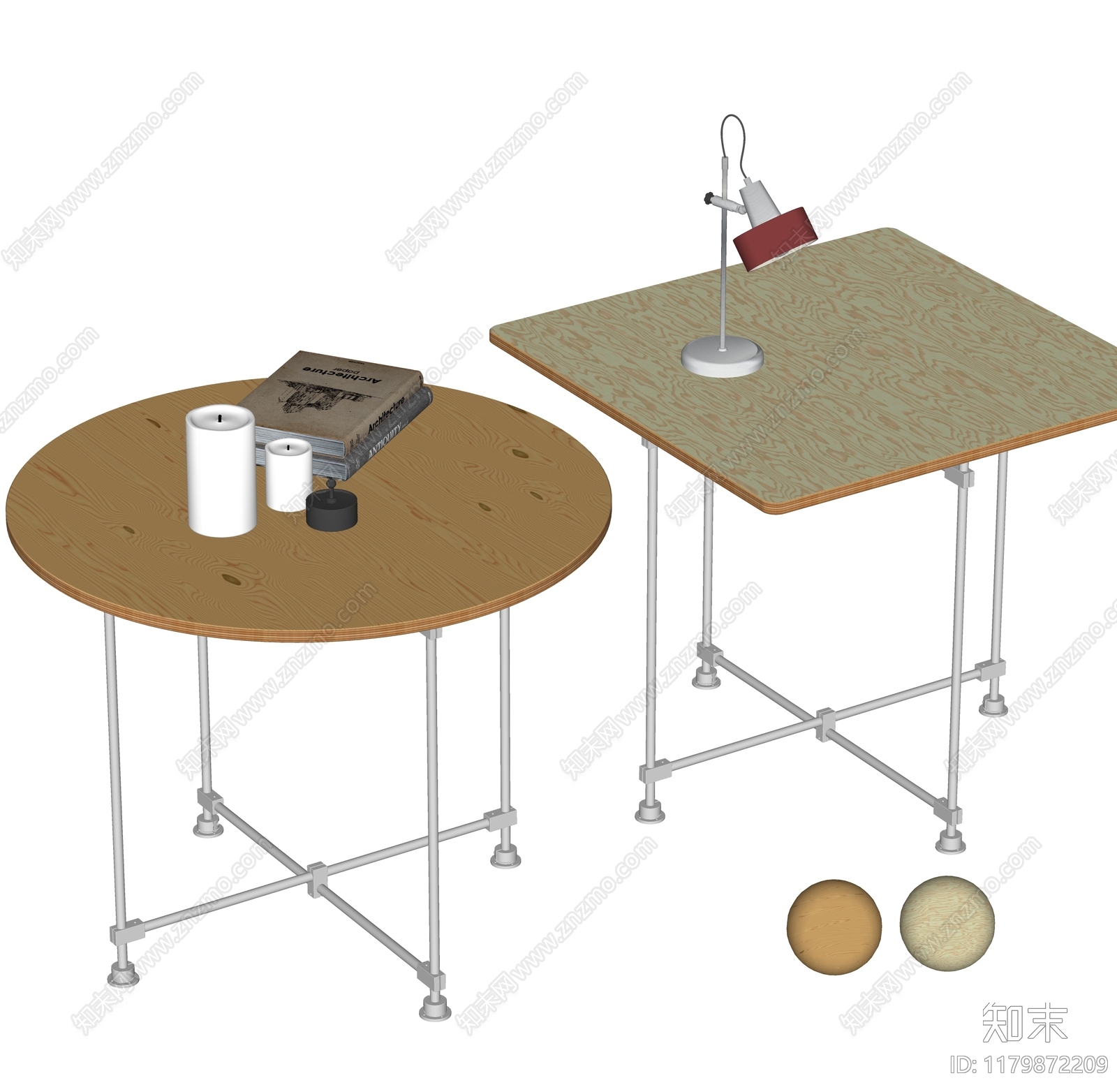 现代餐桌SU模型下载【ID:1179872209】