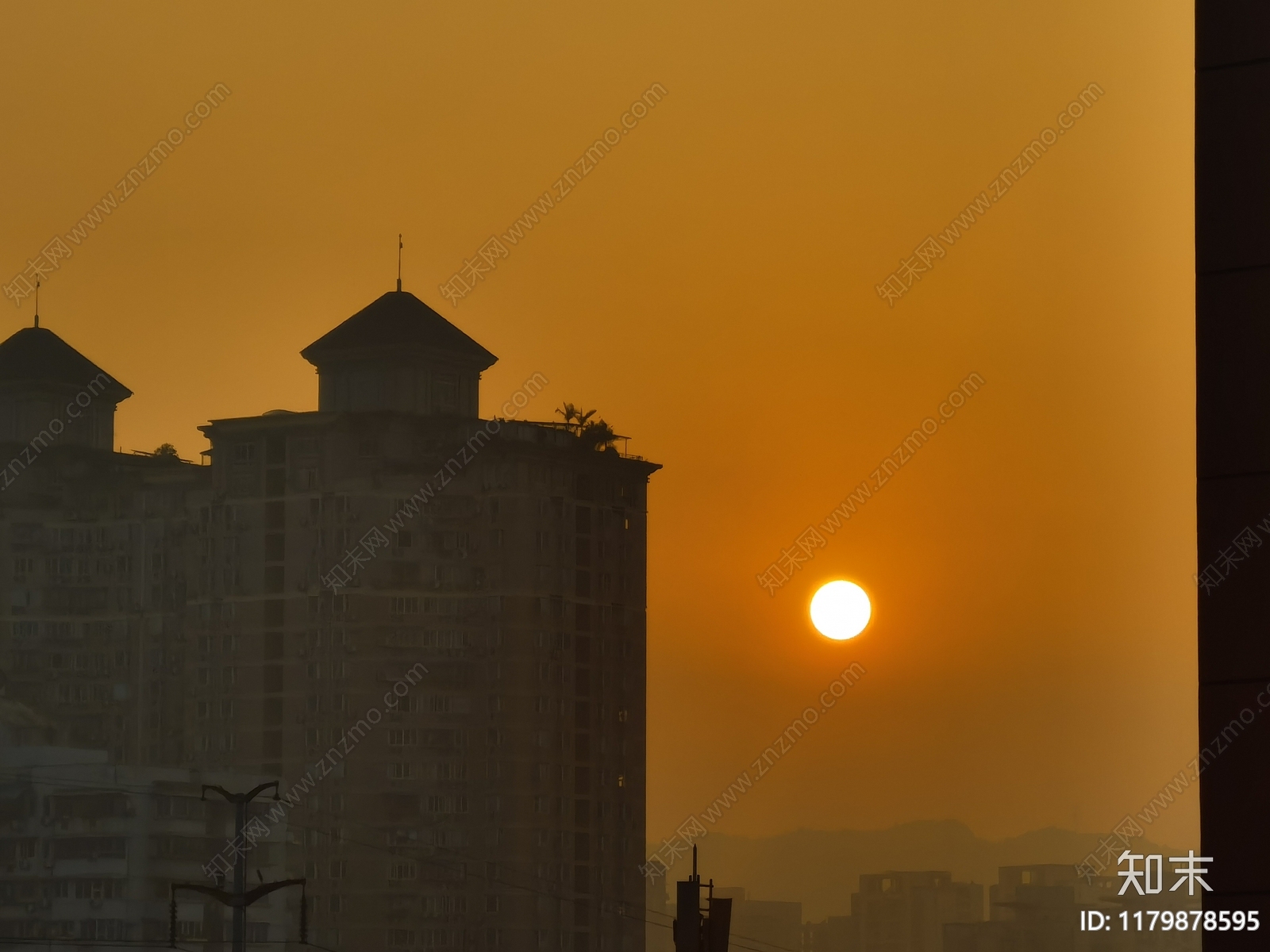 中式城市外景贴图下载【ID:1179878595】