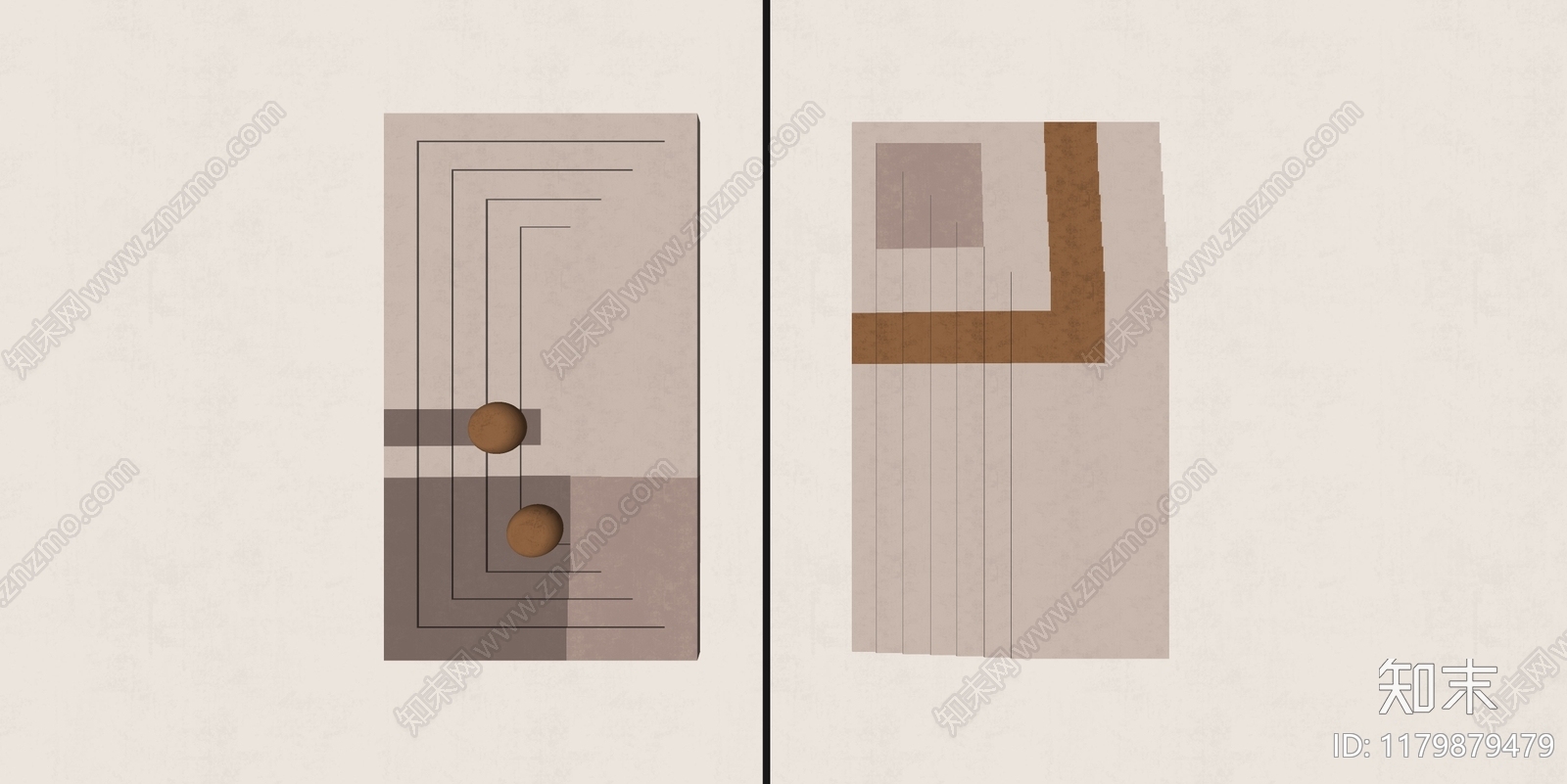 现代挂画SU模型下载【ID:1179879479】