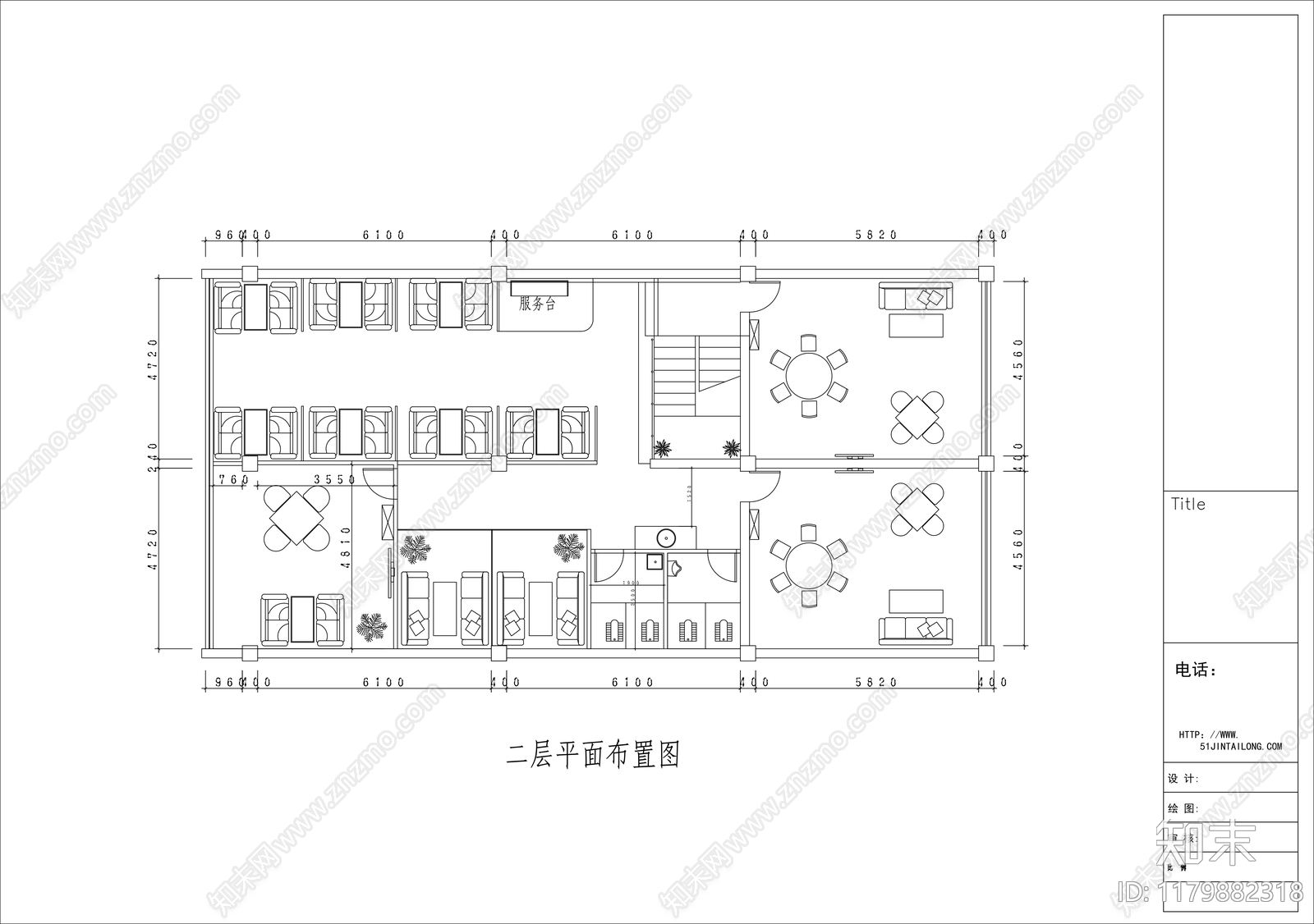 现代茶馆cad施工图下载【ID:1179882318】