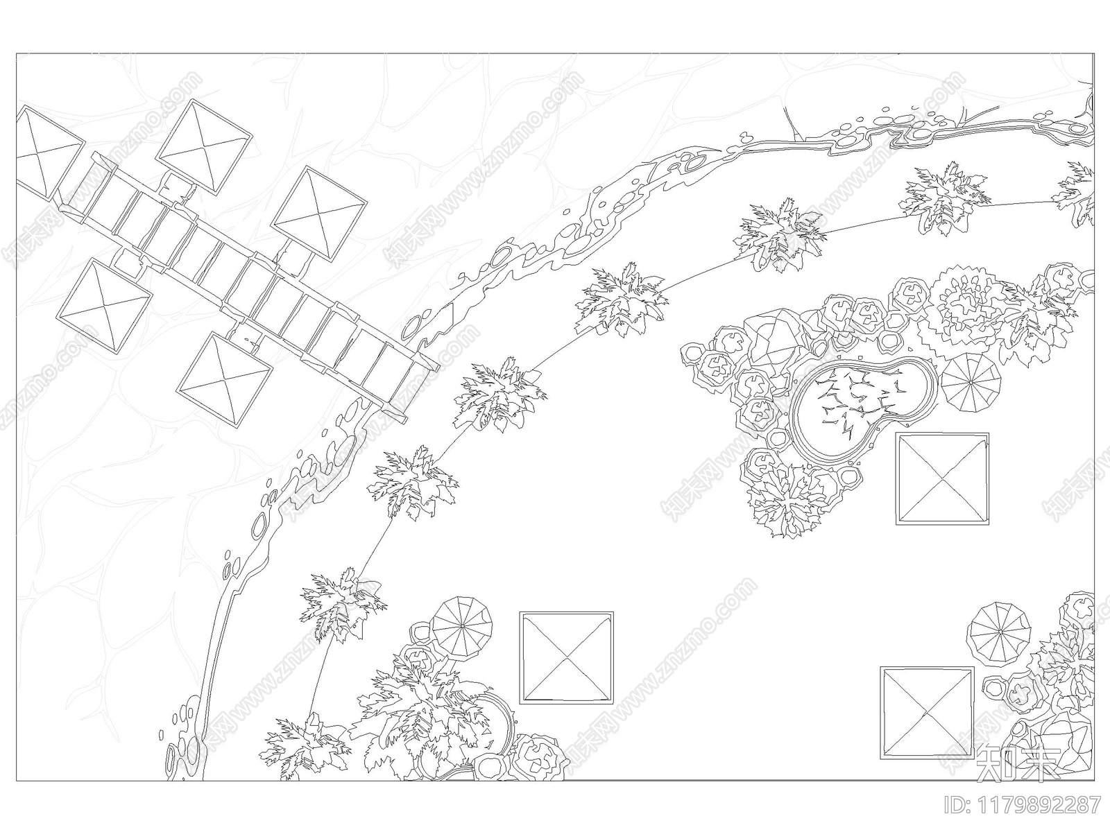 现代综合景观图库施工图下载【ID:1179892287】