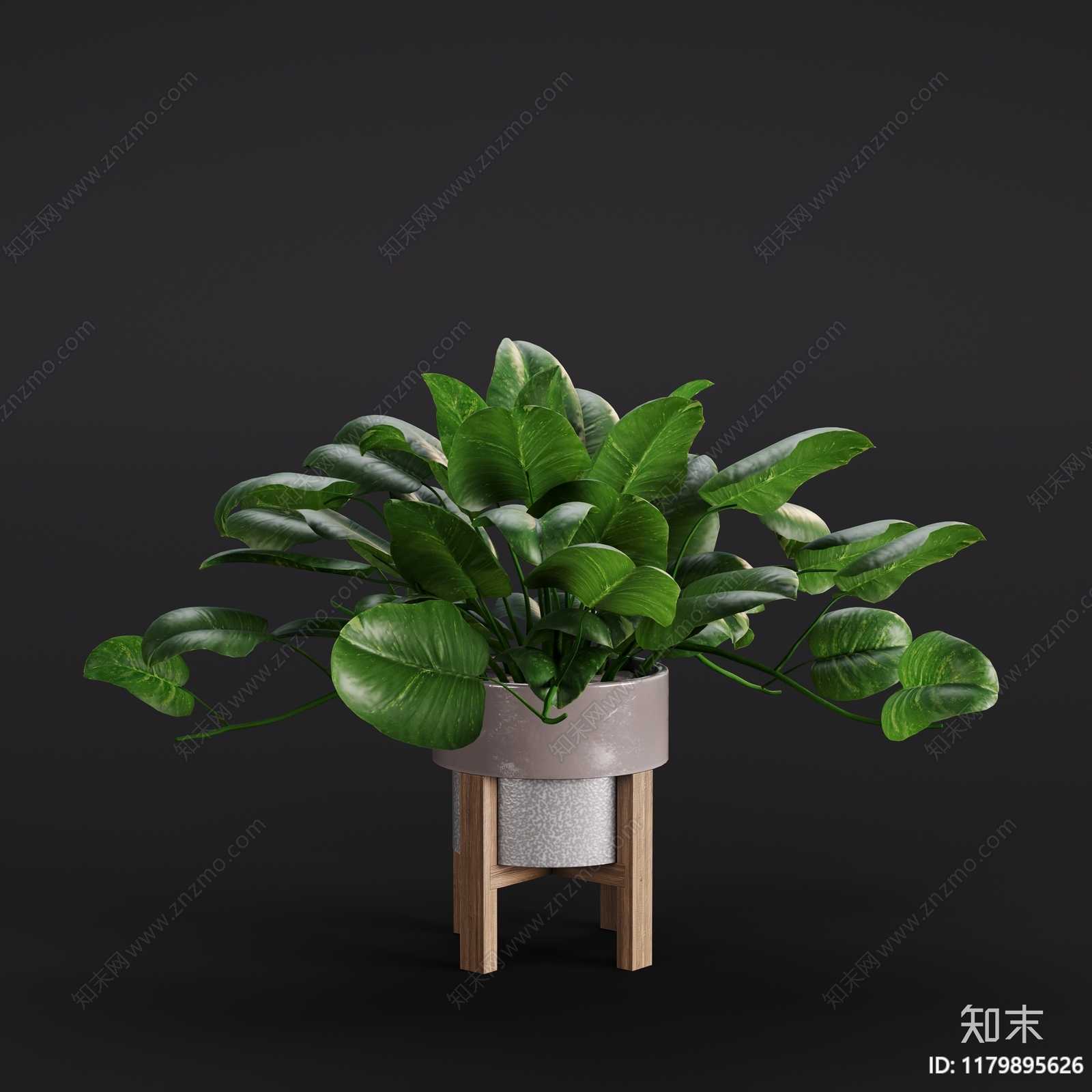 盆栽3D模型下载【ID:1179895626】