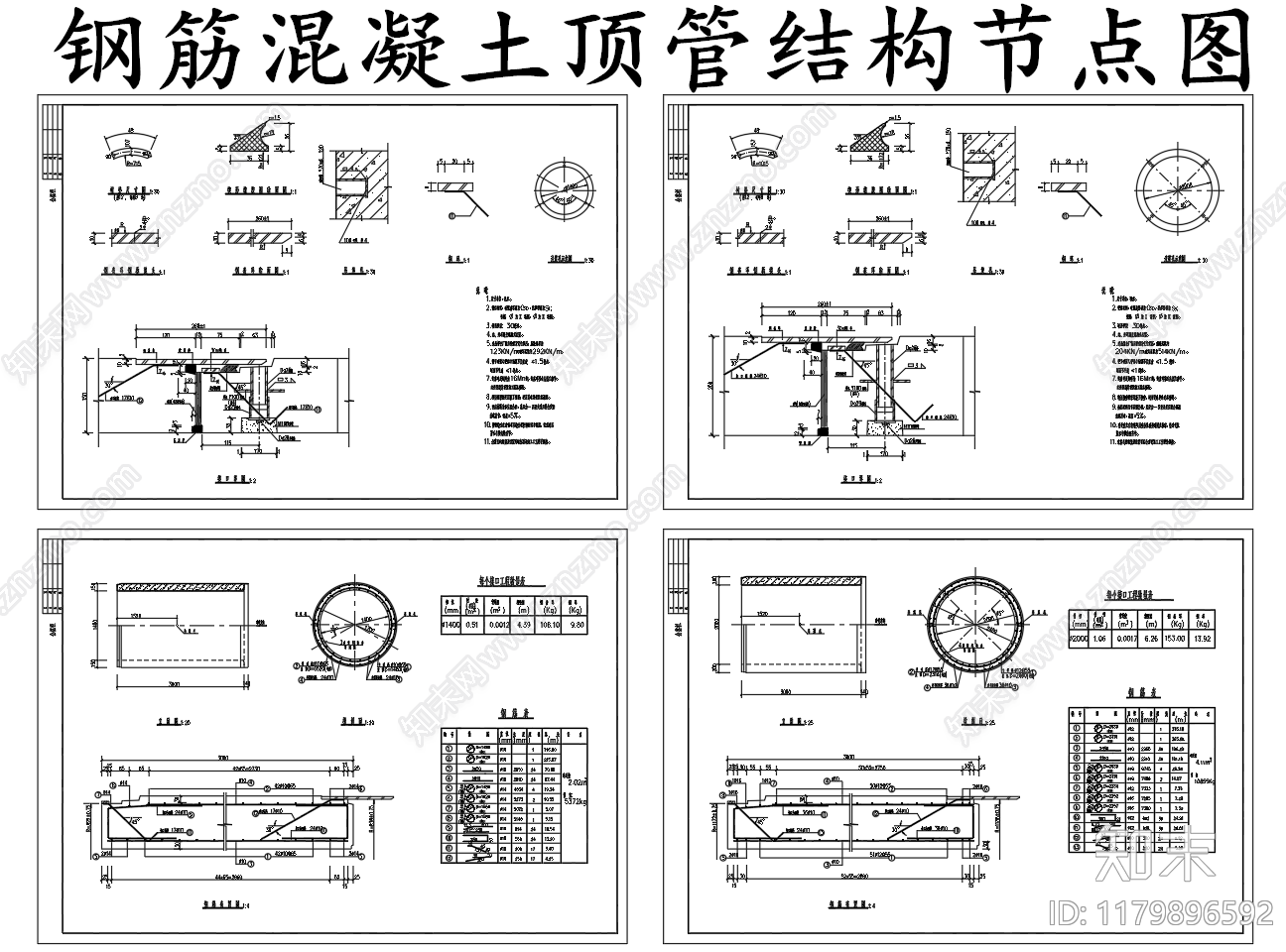 给排水节点详图cad施工图下载【ID:1179896592】