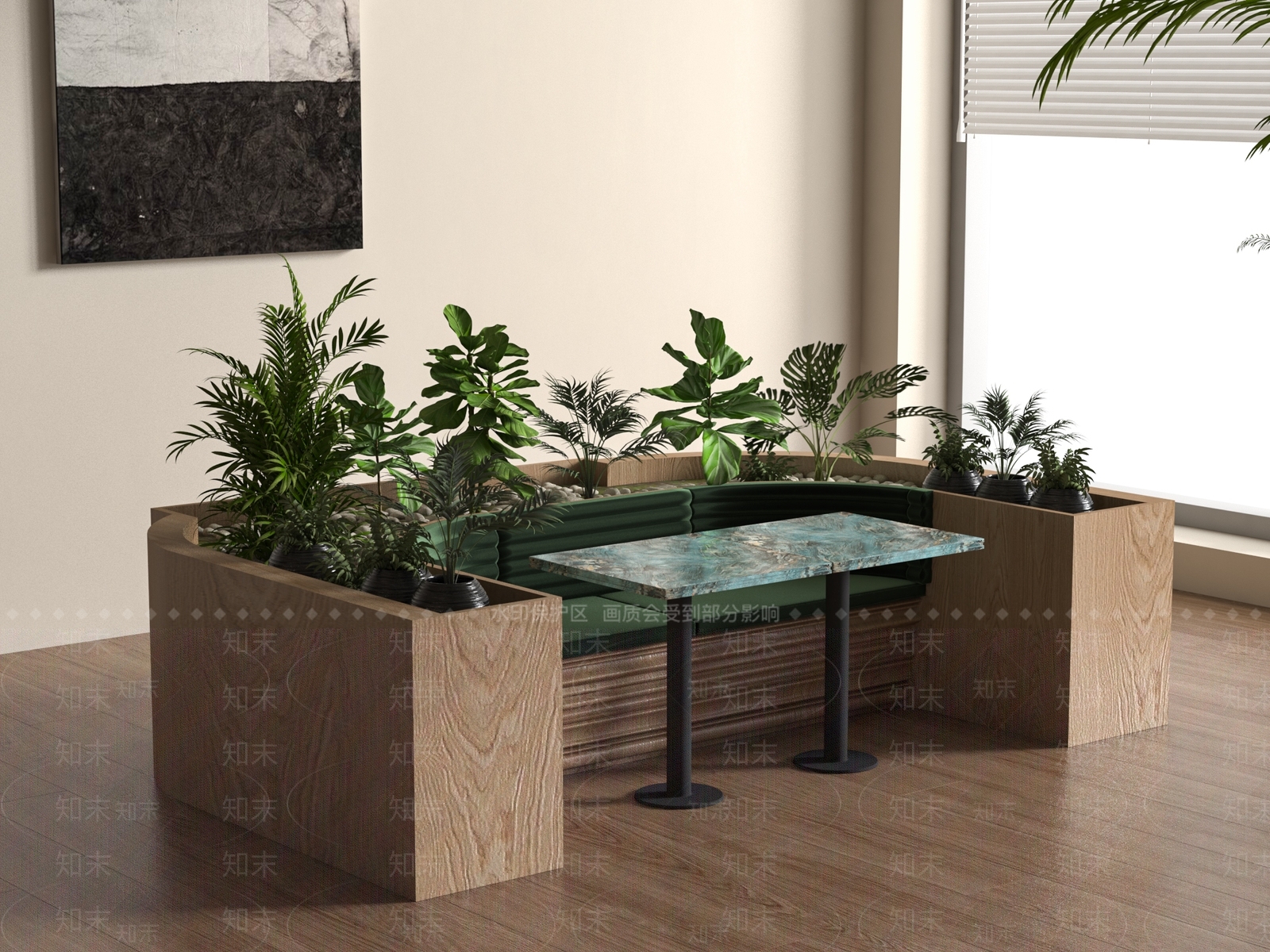 卡座沙发3D模型下载【ID:1179899454】