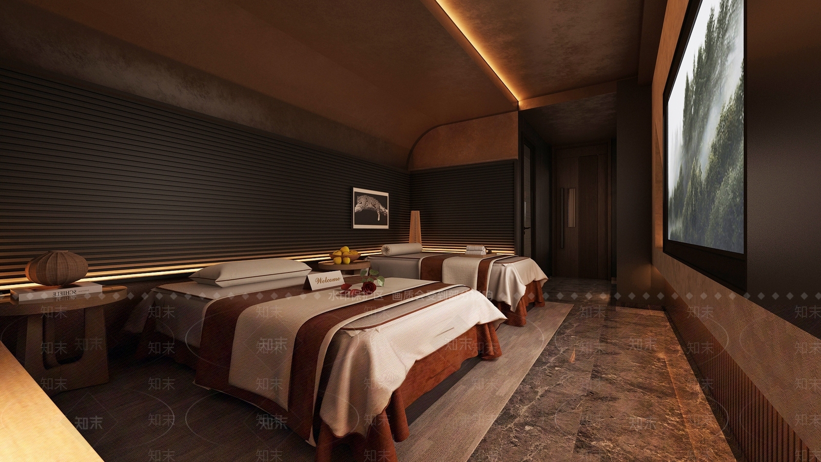 现代侘寂足浴店3D模型下载【ID:1179908371】
