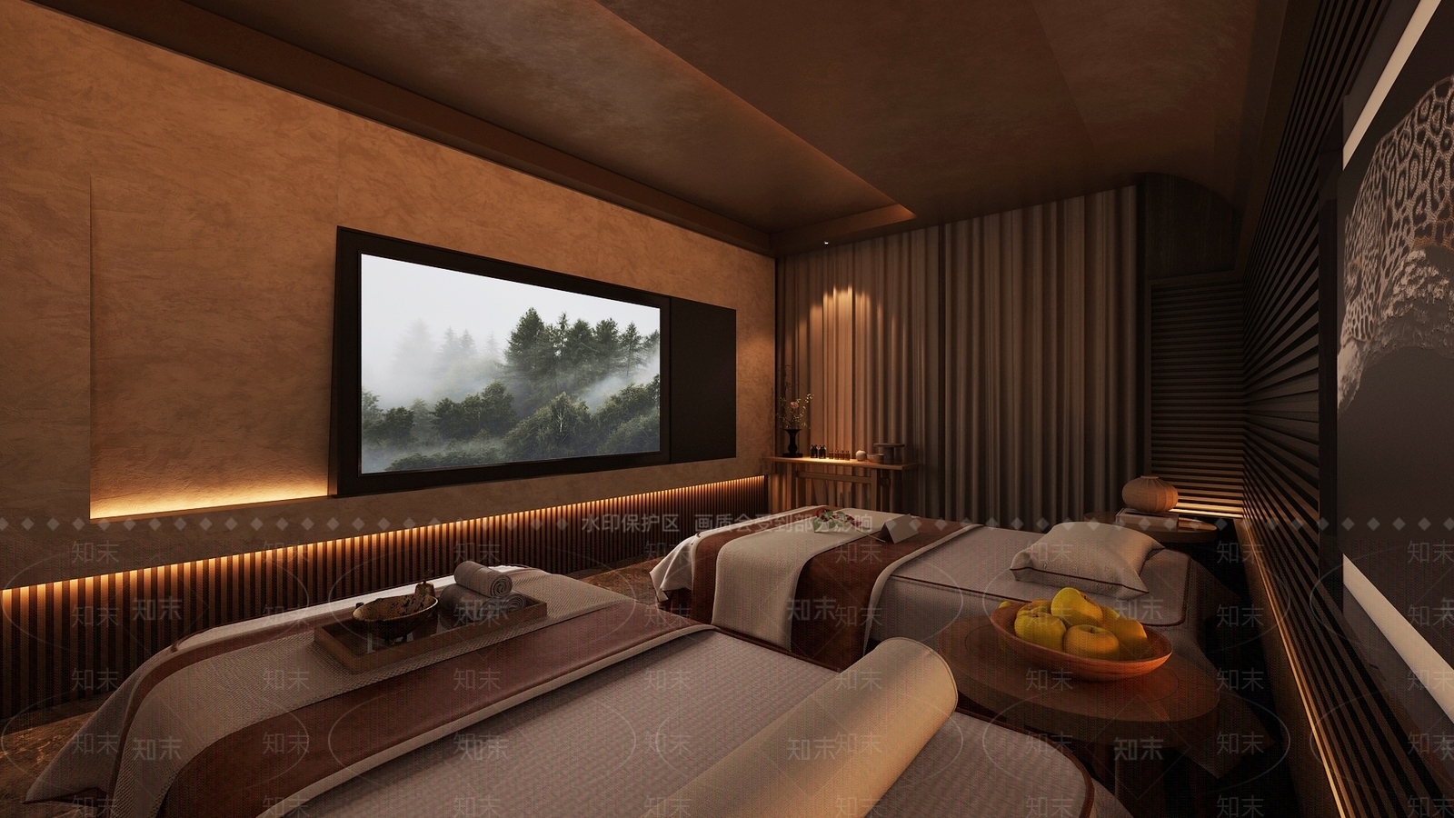 现代侘寂足浴店3D模型下载【ID:1179908371】