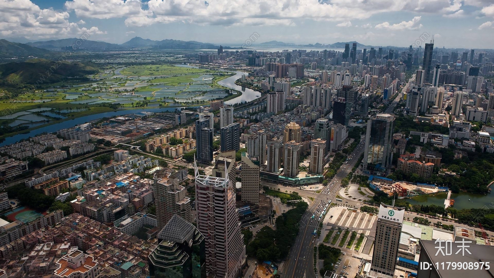 现代城市外景贴图下载【ID:1179908975】