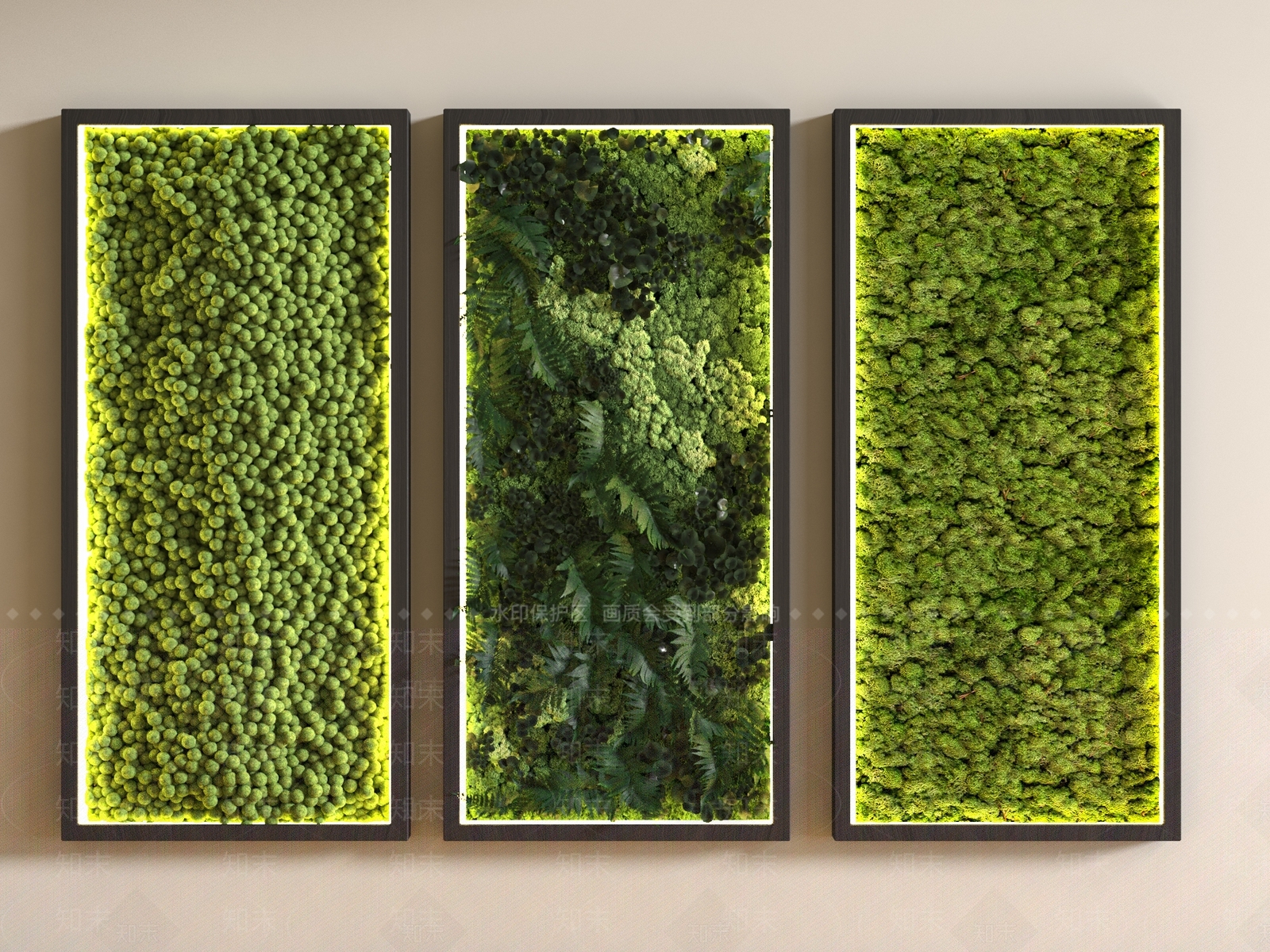 绿植墙3D模型下载【ID:1179911185】