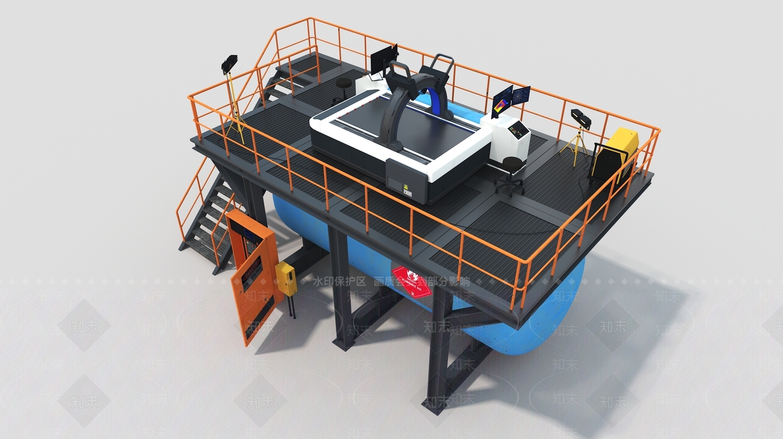 工业设备3D模型下载【ID:1179917386】