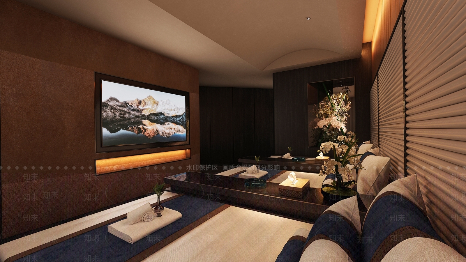 现代足浴店3D模型下载【ID:1179919428】