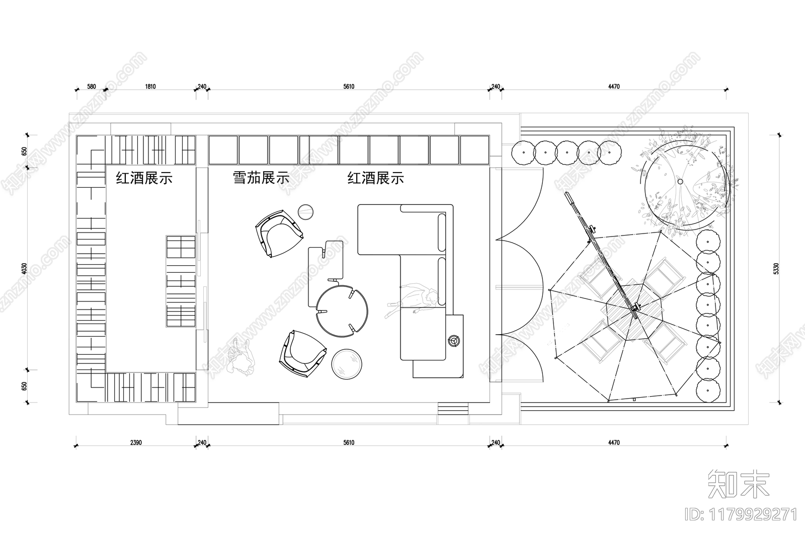 酒窖施工图下载【ID:1179929271】