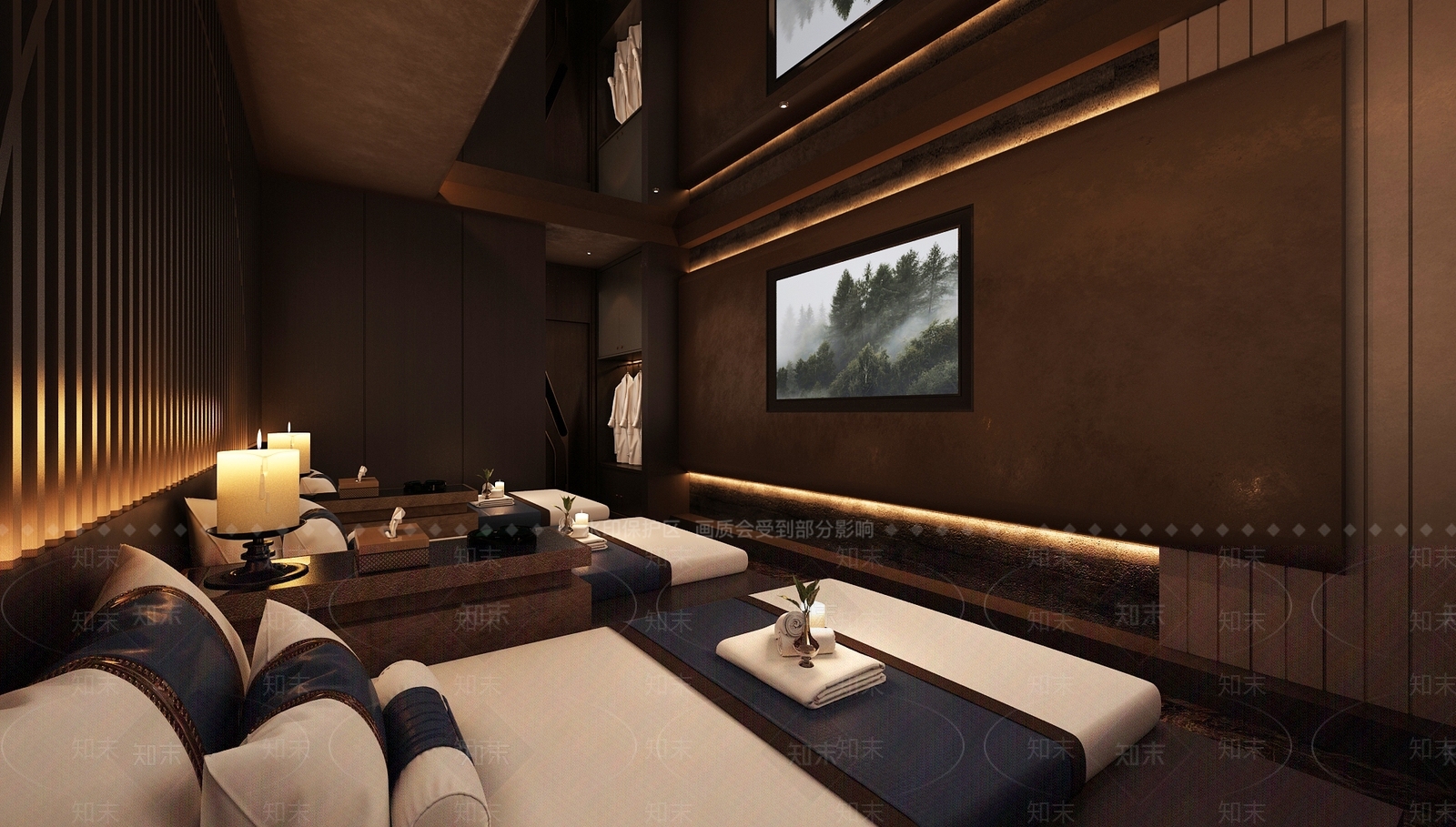 现代足浴店3D模型下载【ID:1179930684】