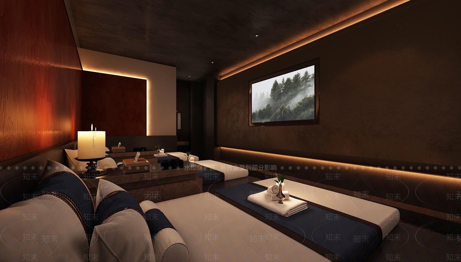 现代足浴店3D模型下载【ID:1179931396】