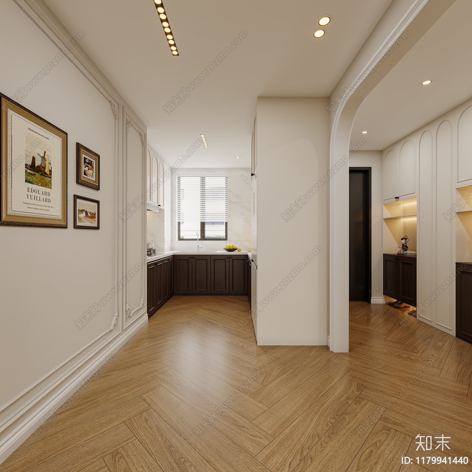 法式复古家居客厅3D模型下载【ID:1179941440】